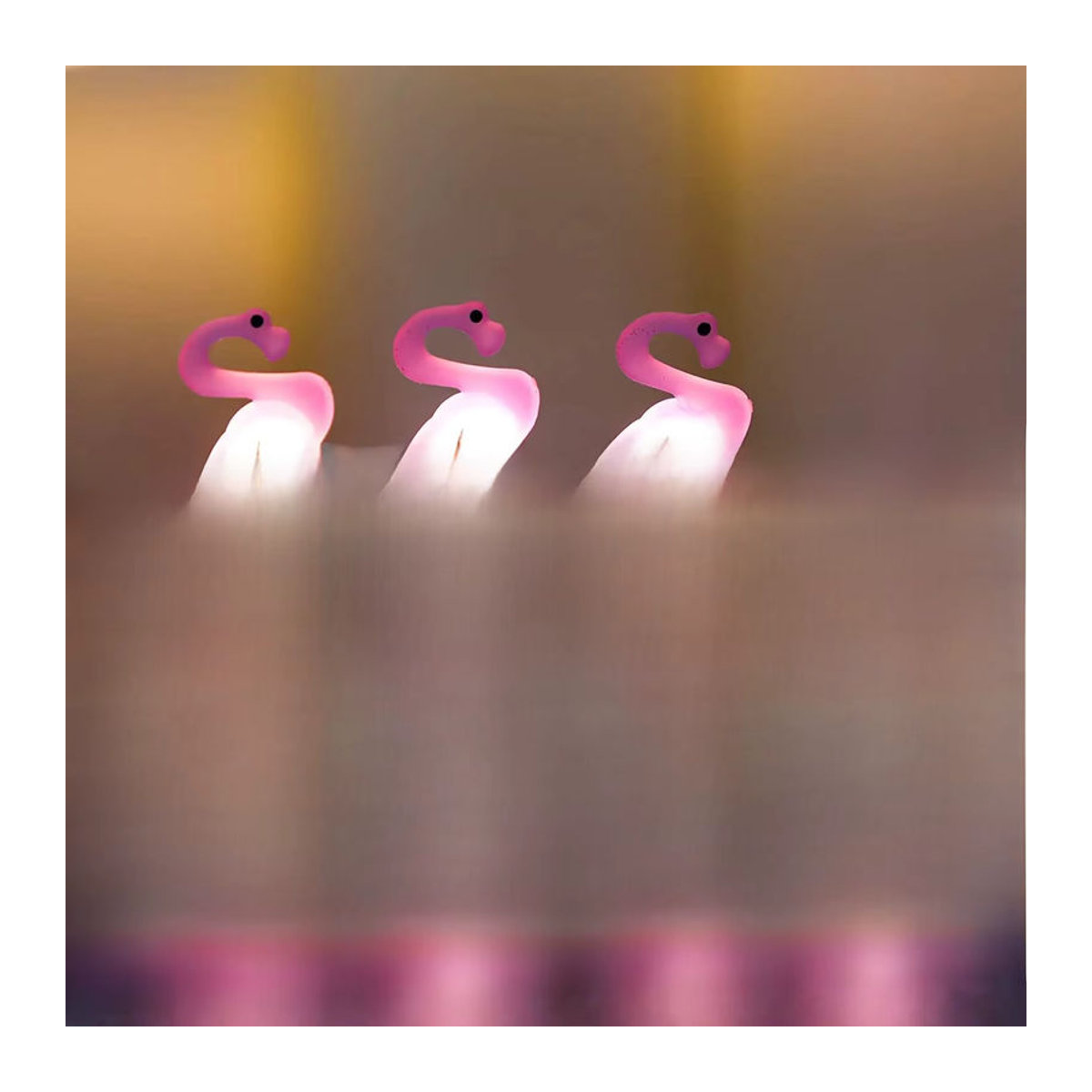 YONGSNOW Flamingo Lichterkette in Rosa, 2 Meter Deko-Lichterkette für Party, Terrasse und Babyzimmer - Bild 6