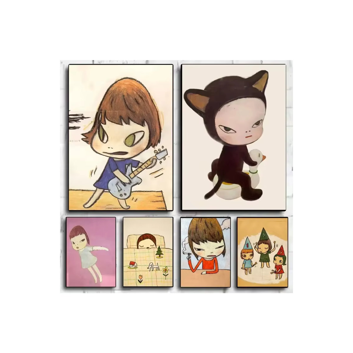 Yoshitomo Nara Dream Doll Poster HD Art Wanddeko aus Papier, mehrfarbig, Hochformat - Bild 2