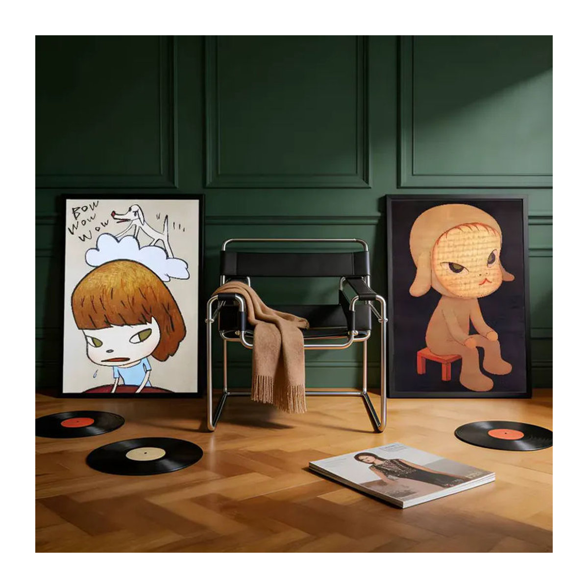 Yoshitomo Nara Dream Doll Premium selbstklebendes Poster, mehrfarbig, rechteckig, Wandaufkleber aus Papier für deine Dekoration - Bild 2