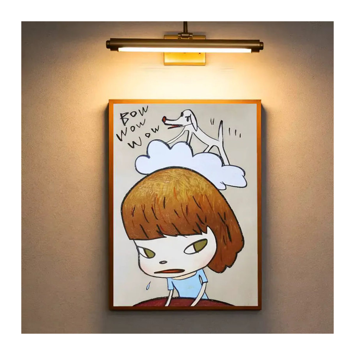 Yoshitomo Nara Dream Doll Premium selbstklebendes Poster, mehrfarbig, rechteckig, Wandaufkleber aus Papier für deine Dekoration - Bild 3