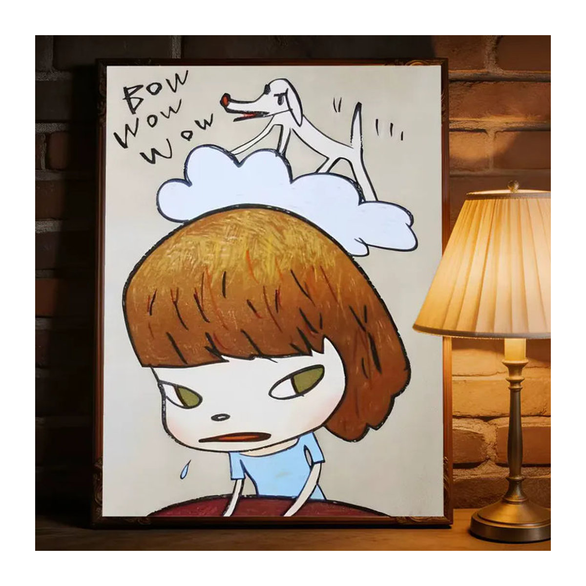 Yoshitomo Nara Dream Doll Premium selbstklebendes Poster, mehrfarbig, rechteckig, Wandaufkleber aus Papier für deine Dekoration - Bild 5