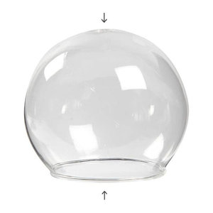 You do it Hängeornament aus Glas, transparente runde Glaskugel als minimalistische Dekoration