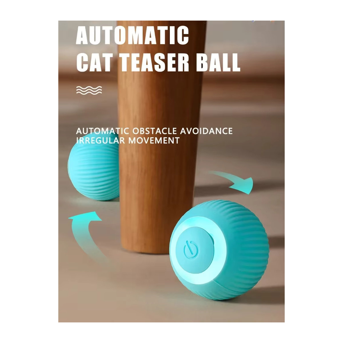 Youpin Interaktiver Smart Katzenball Elektronisches Spielzeug für Katzen in Rosa und Bunt - Bild 5