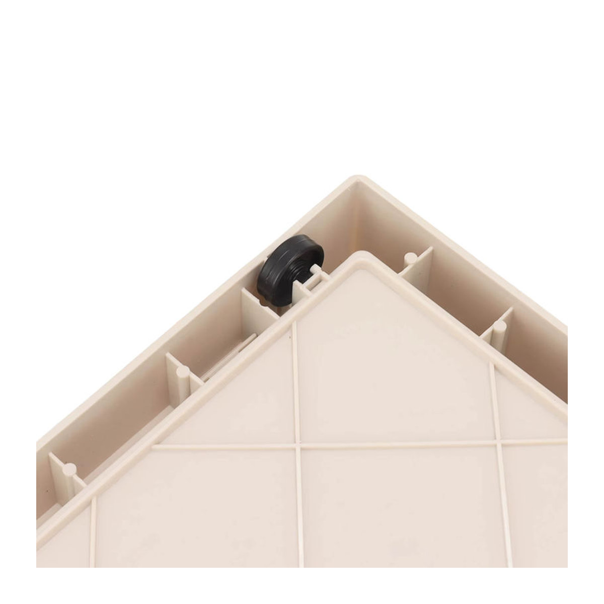 YOUTHINK Camping-Aufbewahrungsbox mit Holzdeckel und Rollen, 50 l, faltbar - Bild 1
