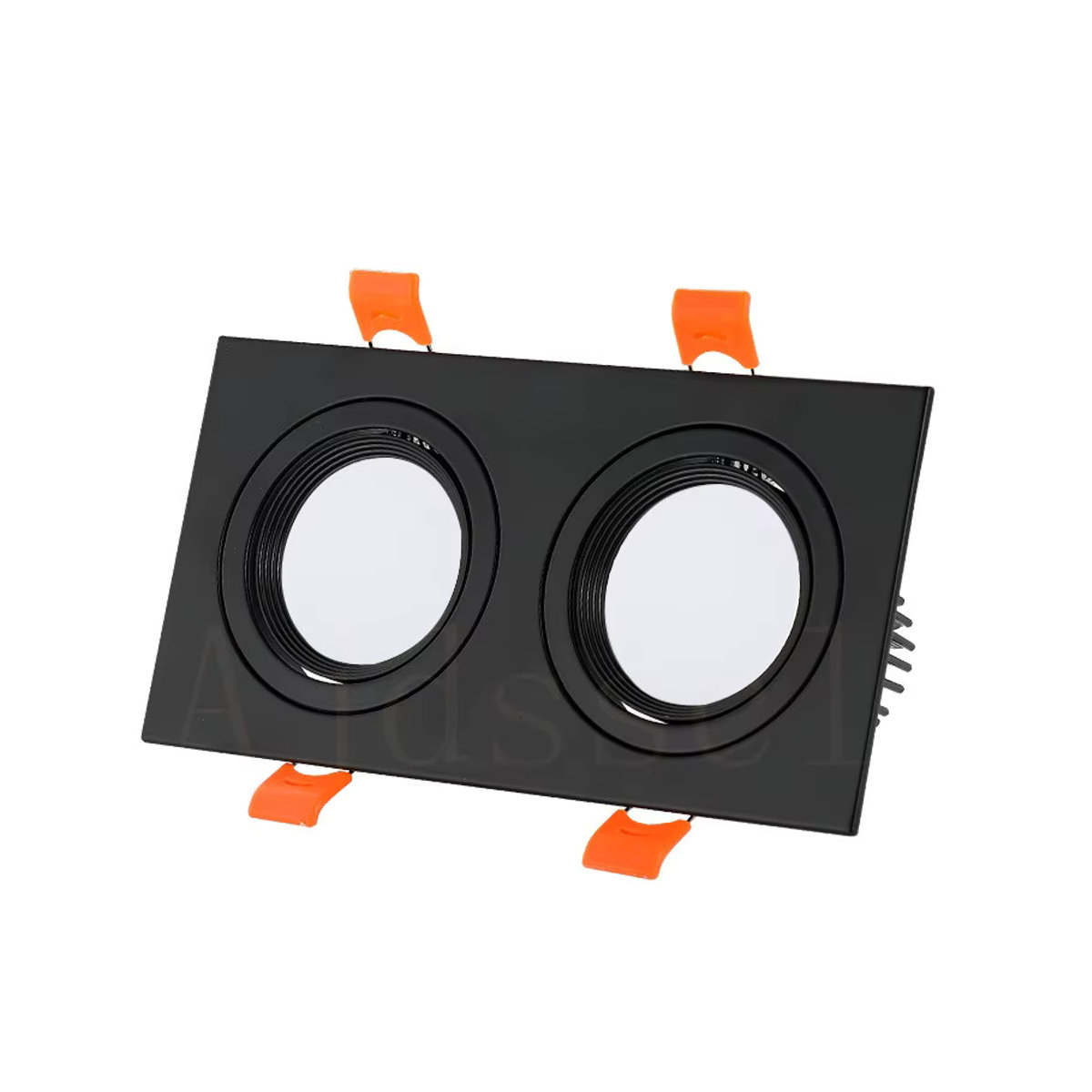 YQMHCXKS LED-Downlight Schwarz Quadratische Deckenleuchte Dimmbares COB-Spotlicht 20 W Minimalistischer Einbaustrahler für die Innenbeleuchtung - Bild 4