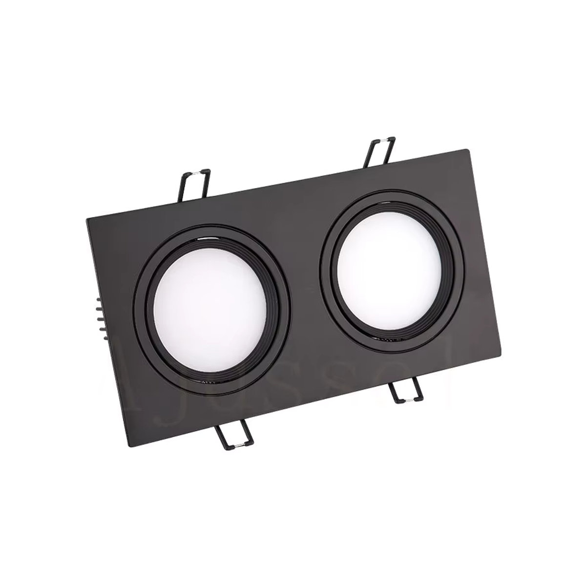 YQMHCXKS LED-Downlight Schwarz Quadratische Deckenleuchte Dimmbares COB-Spotlicht 20 W Minimalistischer Einbaustrahler für die Innenbeleuchtung - Bild 5