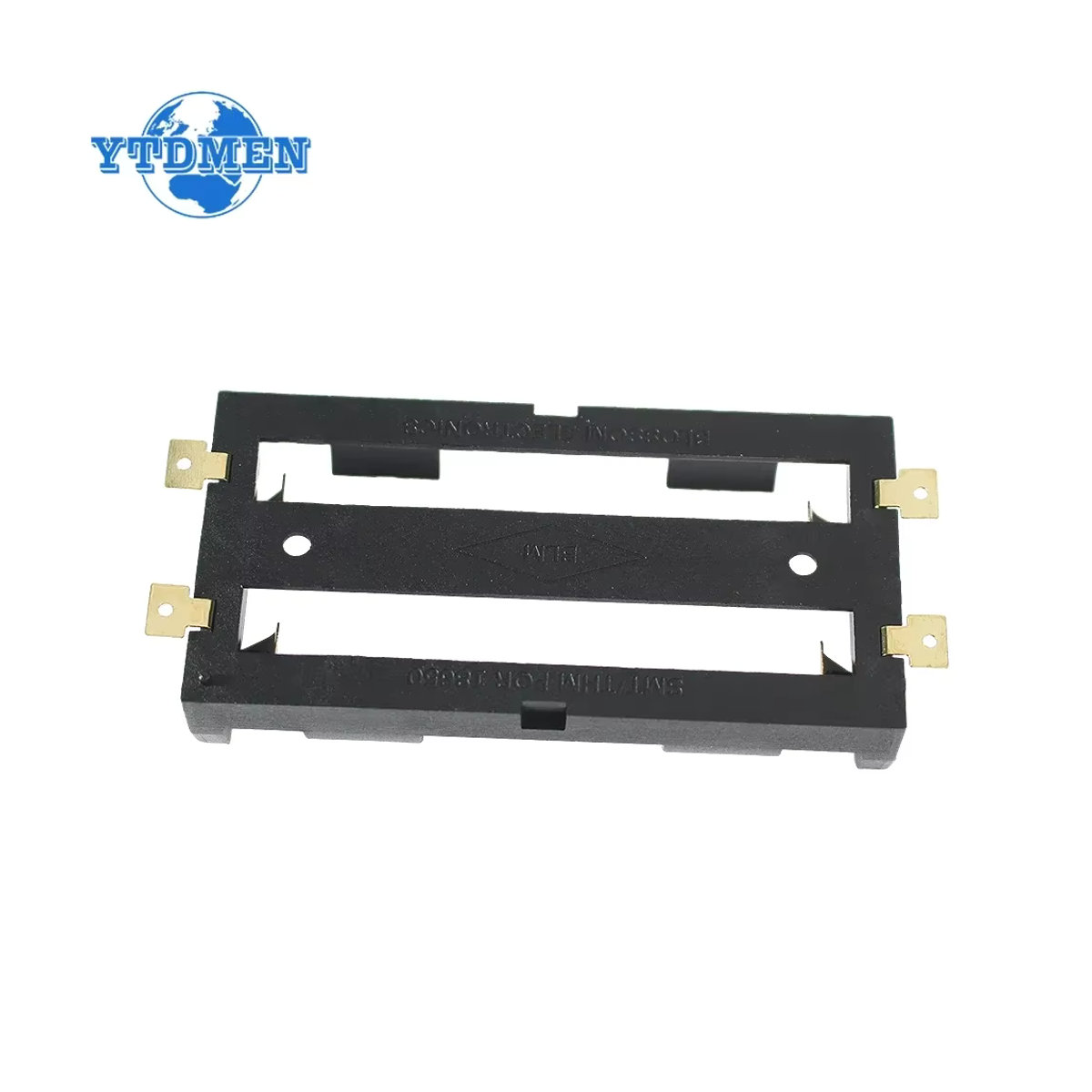 YTDMEN SMT-Batteriehalter 18650 SMD-Batteriekasten Aufbewahrungsbox mit Bronzestiften in Schwarz - Bild 5