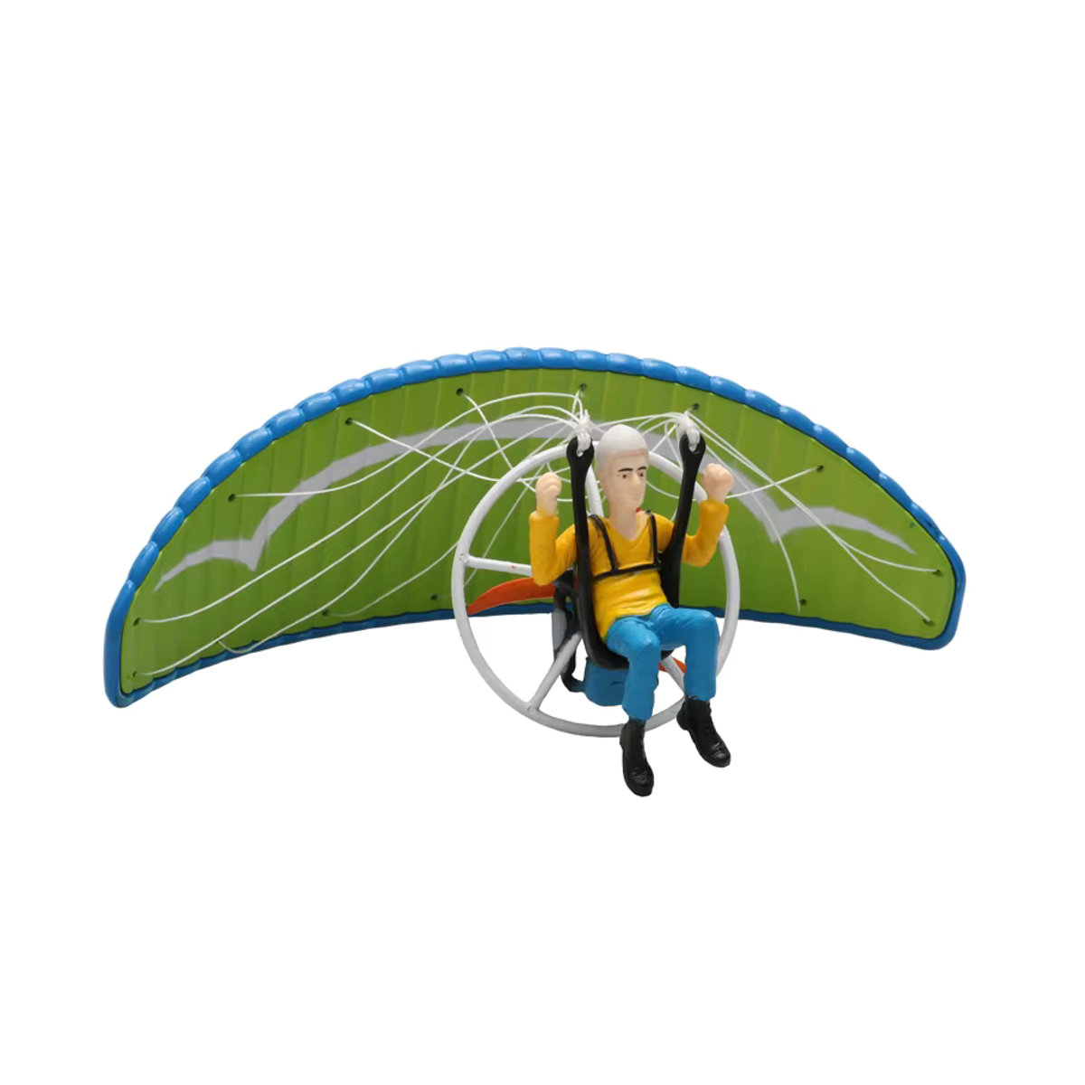 YUENHOANG Mini Paraglider Modell Hängeornament aus Kunststoff, mehrfarbig - Bild 2