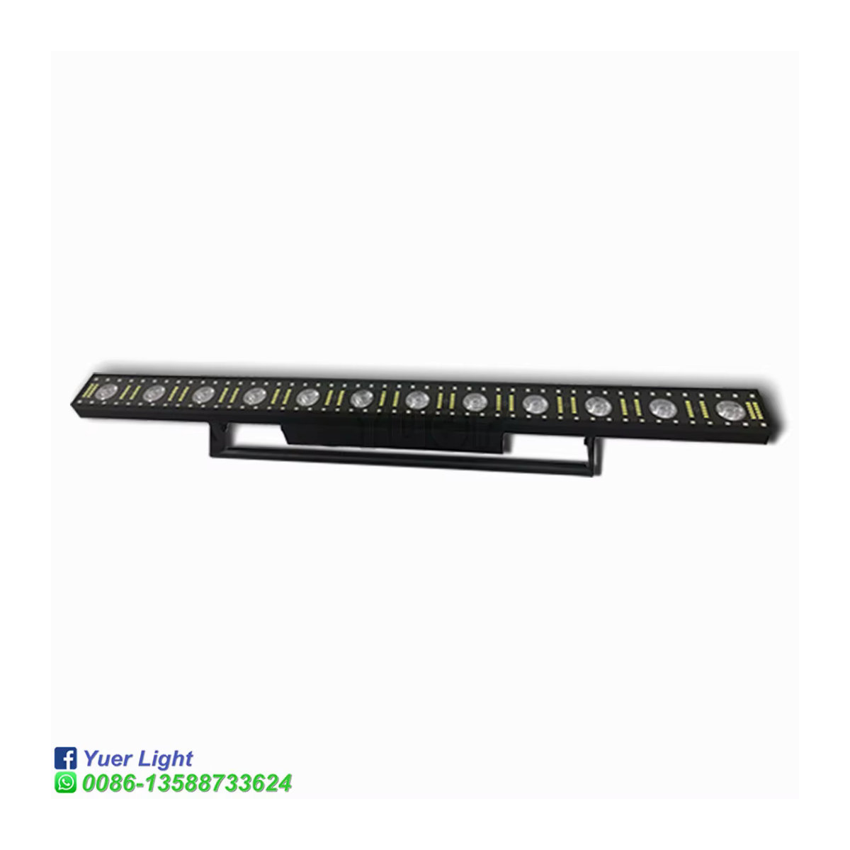 Yuer 4er Set LED Wandwaschanlage RGB 3-in-1 Strahler für Bar, KTV und Disco in Schwarz und Bunt - Bild 2