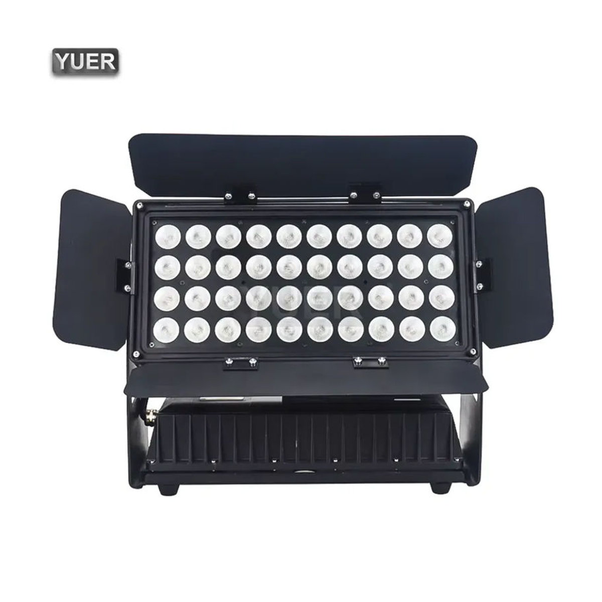 Yuer LED Außenstrahler RGBW IP65 Wall Washer Flutlicht Schwarz B/H: 40 x 15 cm - Bild 2