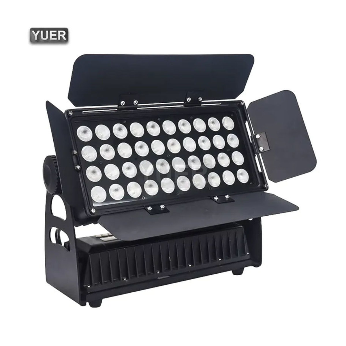 Yuer LED Außenstrahler RGBW IP65 Wall Washer Flutlicht Schwarz B/H: 40 x 15 cm - Bild 4