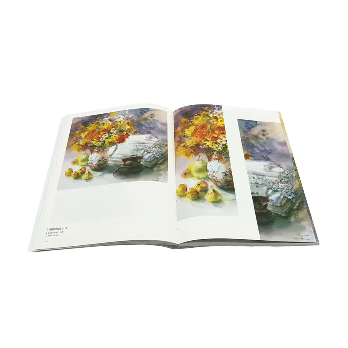 Yuko Nagayama Aquarellkunstsammlung II: Ätherische Träume – Abstraktes mehrfarbiges Kunstwerk auf Papier im Hochformat - Bild 3