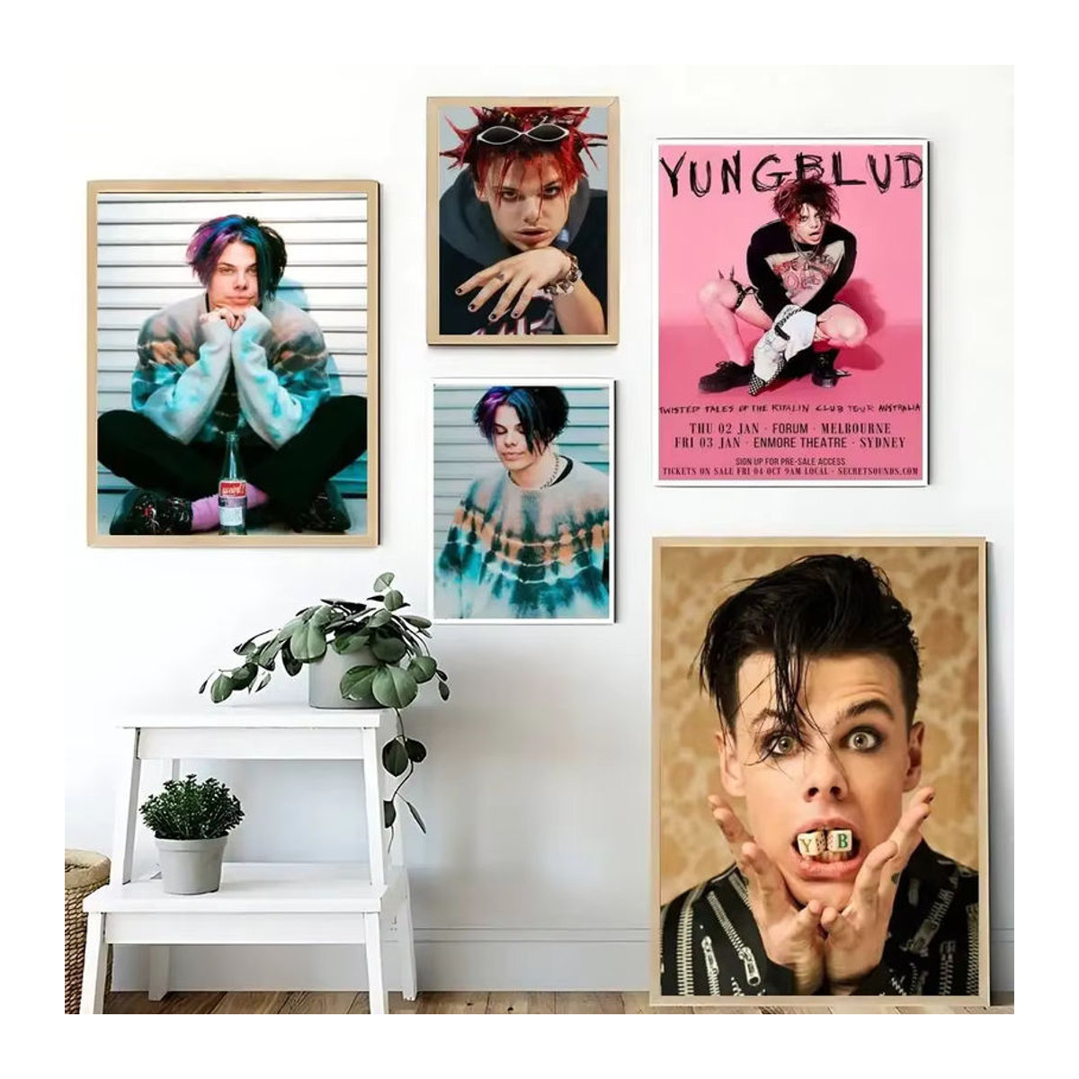 Yungblud Porträt Poster als klebriger Papieraufkleber in Mehrfarbig für deine Wanddekoration - Bild 2