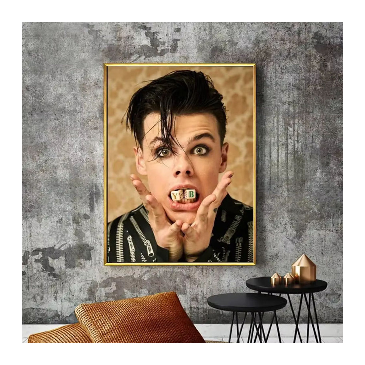 Yungblud Porträt Poster als klebriger Papieraufkleber in Mehrfarbig für deine Wanddekoration - Bild 5