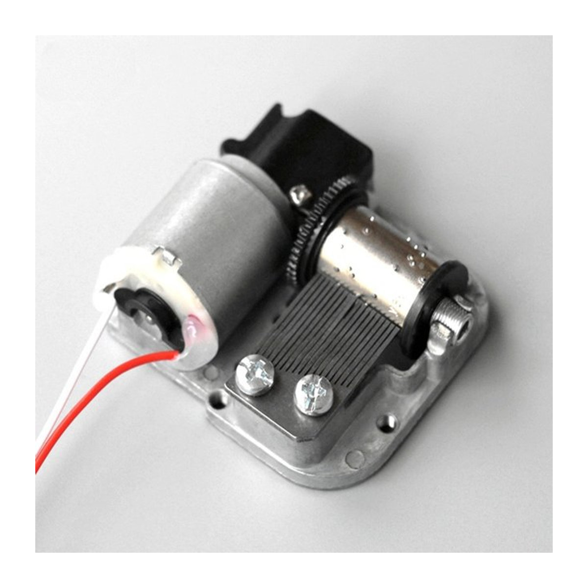 YunSheng Elektrische Spieluhr Amazing Grace aus Metall in Silber als dekoratives Ornament - Bild 1