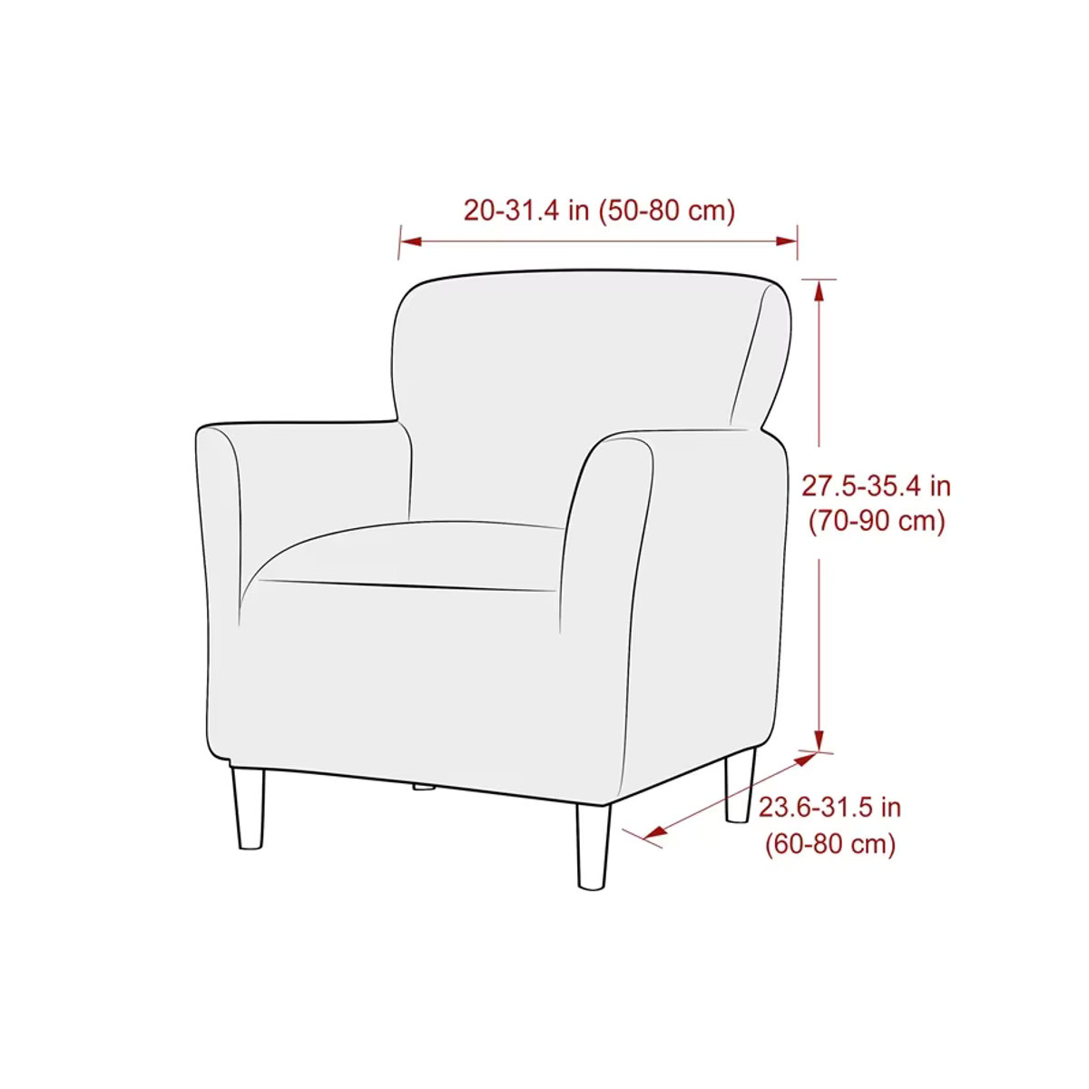 Yupartex Stretch Spandex Sofa Bezug aus Jacquard und Polar Fleece in Mehrfarbig - Bild 2