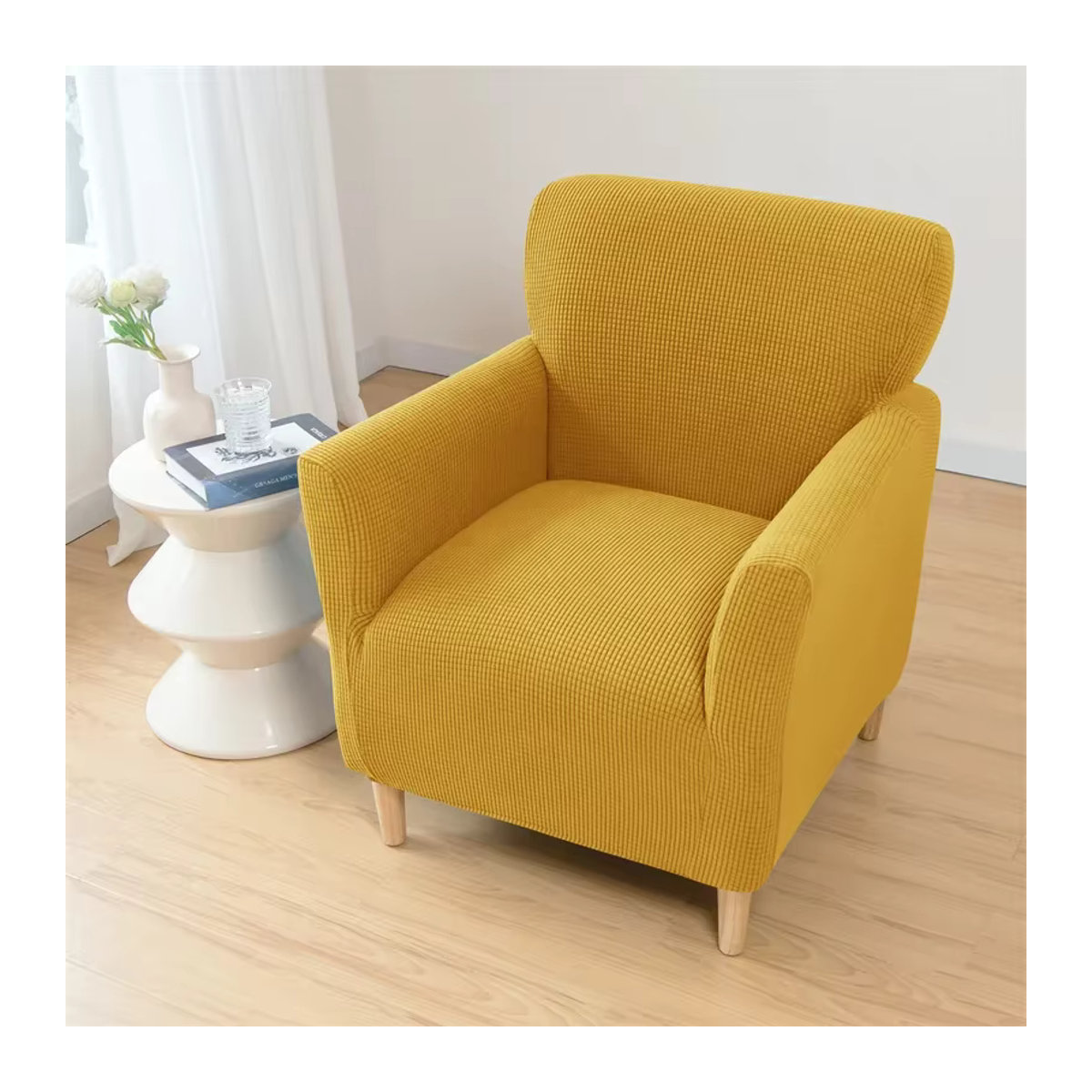 Yupartex Stretch Spandex Sofa Bezug aus Jacquard und Polar Fleece in Mehrfarbig - Bild 4