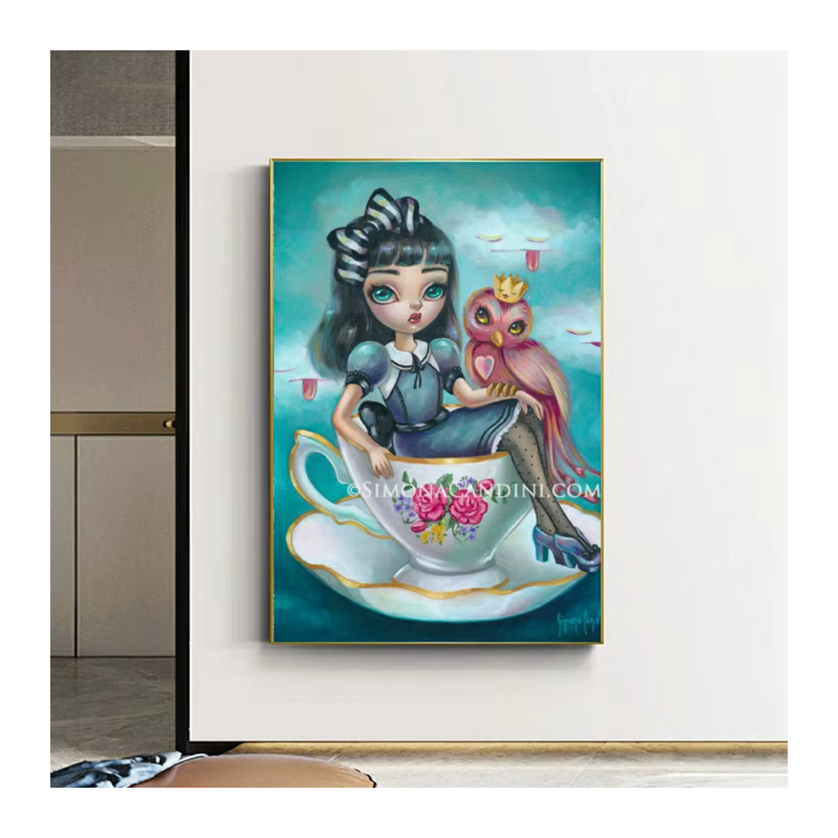 YUTTEE 5D DIY Diamantmalerei Set Meerjungfrau Gothic Motiv mit Diamantmalerei Mosaik Stickerei in Mehrfarbig - Bild 2