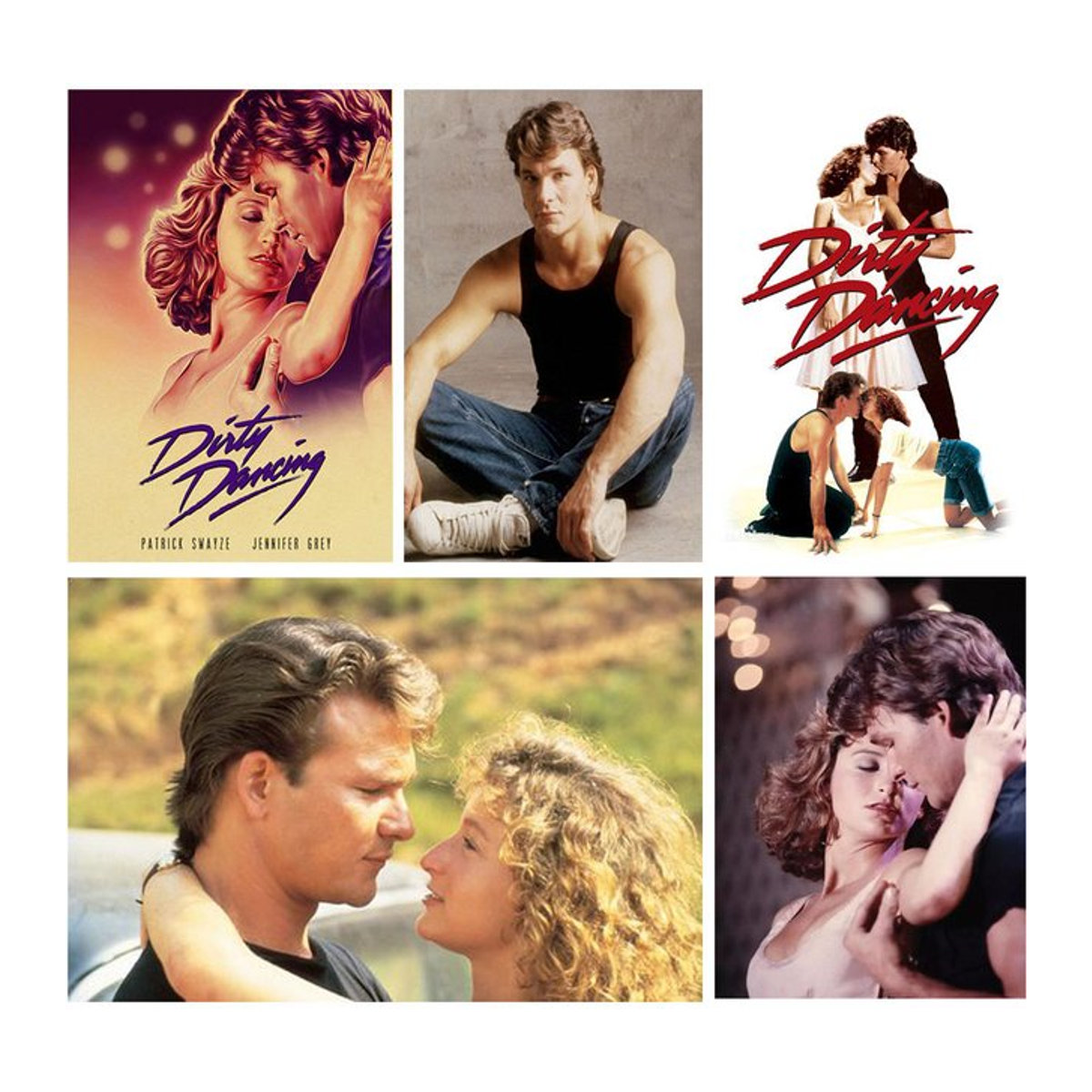 YUTTEE 5D DIY Diamantmalerei Set Schmutzig Tanzen Film Poster als Kreuzstich Kit in Mehrfarbig für die Wanddekoration - Bild 1
