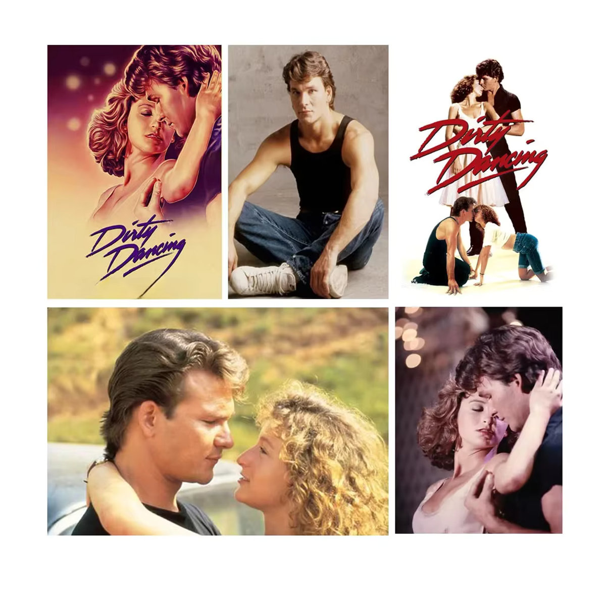 YUTTEE 5D DIY Diamantmalerei Set Schmutzig Tanzen Film Poster als Kreuzstich Kit in Mehrfarbig für die Wanddekoration - Bild 5