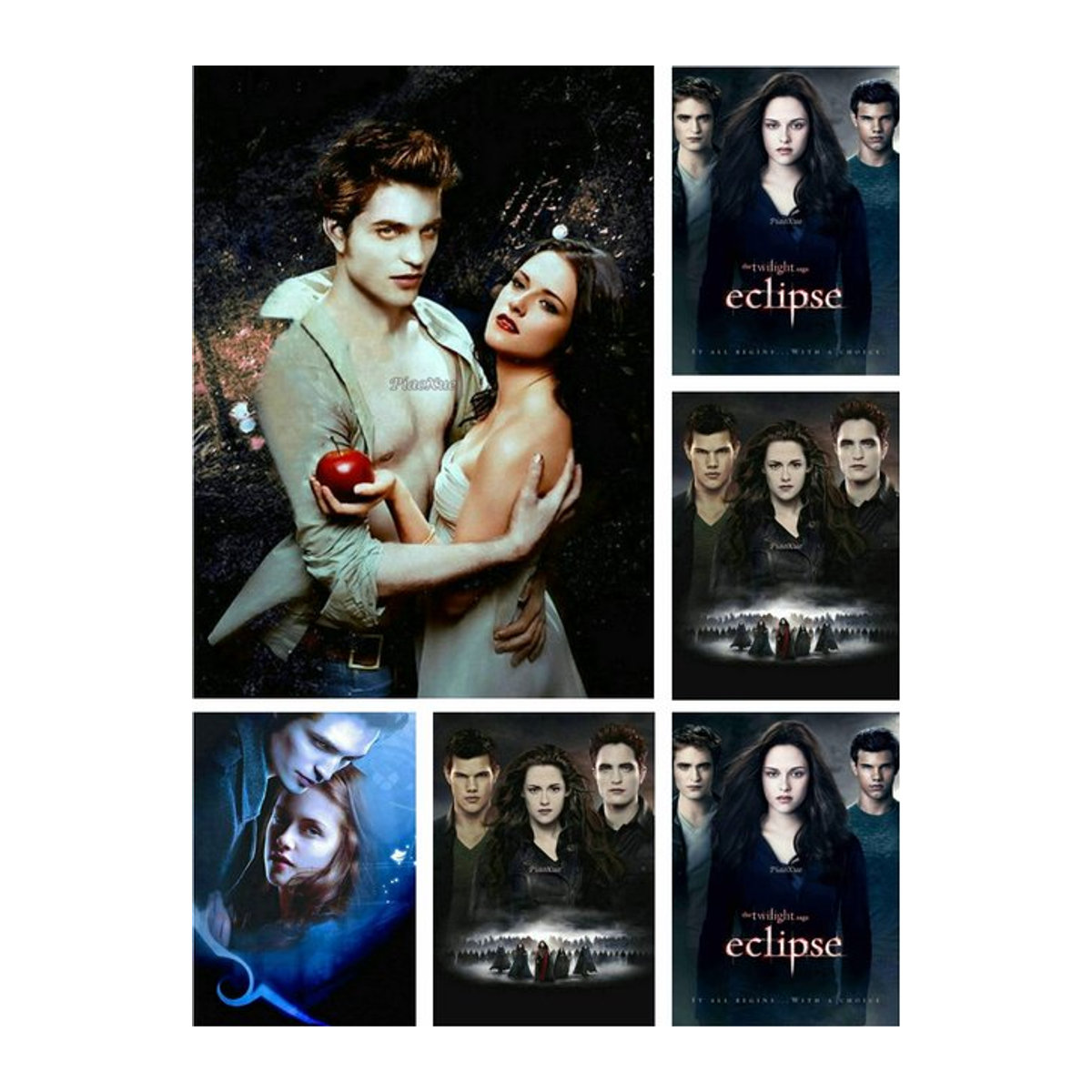 YUTTEE 5D DIY Diamantmalerei Twilight City Bella Mosaik Poster als Wanddeko in Mehrfarbig - Bild 1
