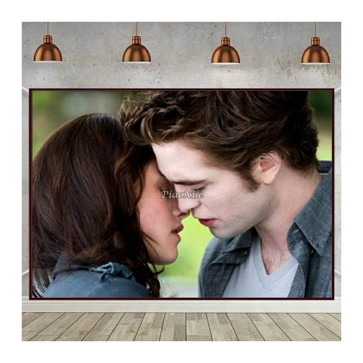 YUTTEE 5D DIY Diamantmalerei Twilight City Bella Mosaik Poster als Wanddeko in Mehrfarbig - Bild 3