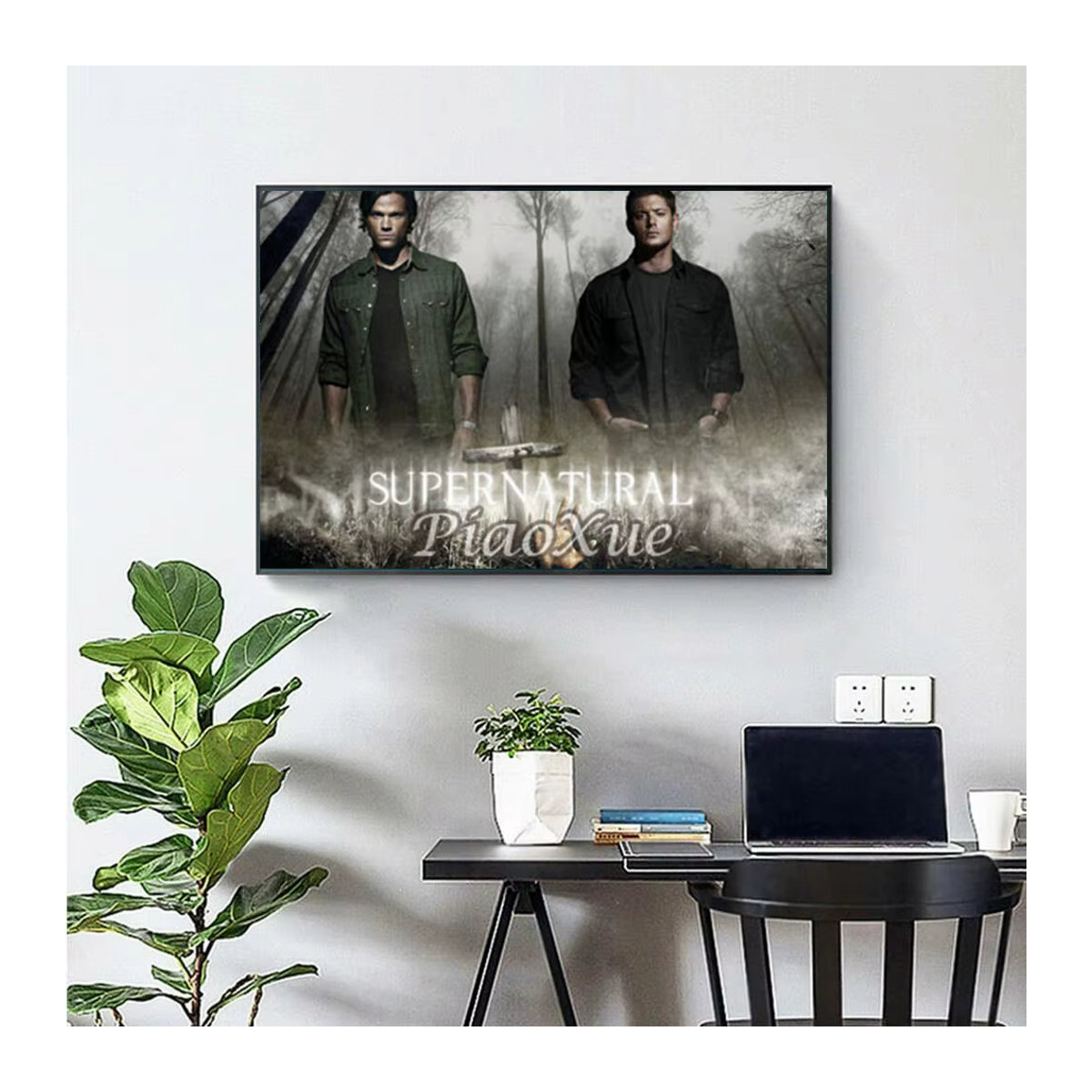 YUTTEE Diamantmalerei Supernatural 5D DIY Set als Mosaik Kunst Poster in Mehrfarbig - Bild 2