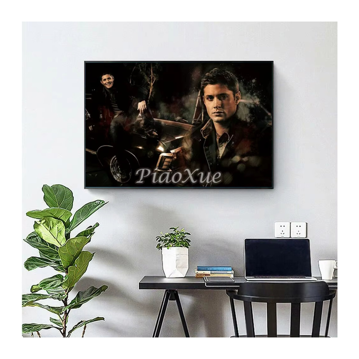 YUTTEE Diamantmalerei Supernatural 5D DIY Set als Mosaik Kunst Poster in Mehrfarbig - Bild 3
