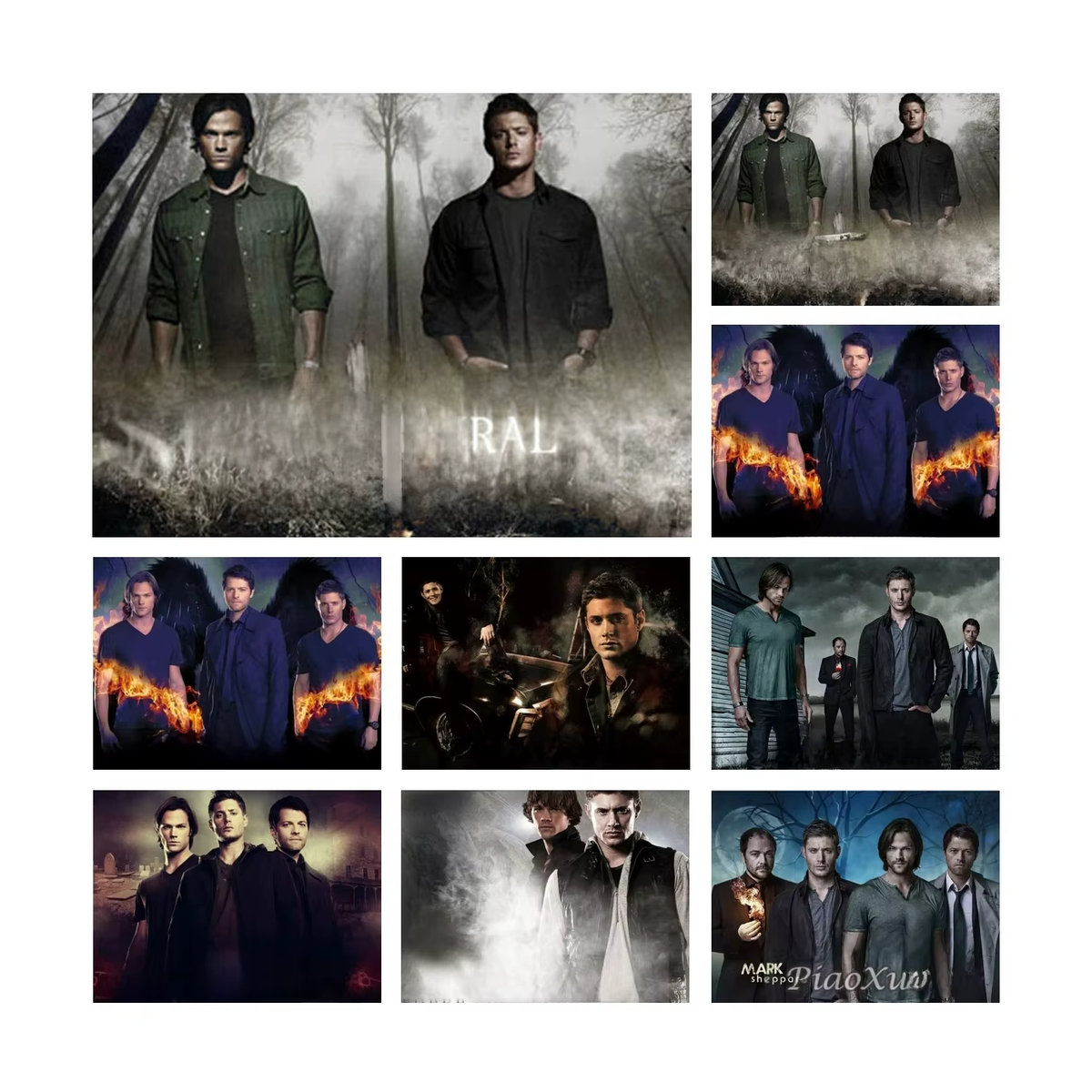 YUTTEE Diamantmalerei Supernatural 5D DIY Set als Mosaik Kunst Poster in Mehrfarbig - Bild 4