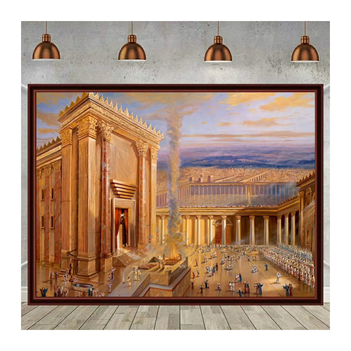 YUTTEE Diamond Painting Set Klage Wand Jerusalem 5D Full Drill DIY Diamant Mosaik Mehrfarbig - Bild 2