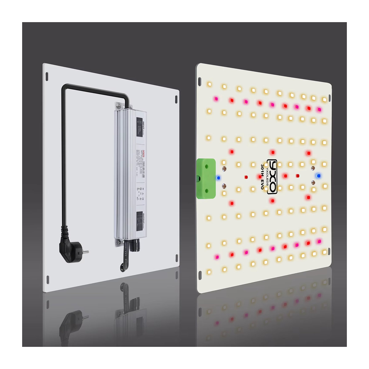 YXO Vollspektrum-LED-Wachstumslicht mit LM301H EVO Chips für Hydrokultur und Pflanzenwachstum VEG BLOOM 65W 120W - Bild 2