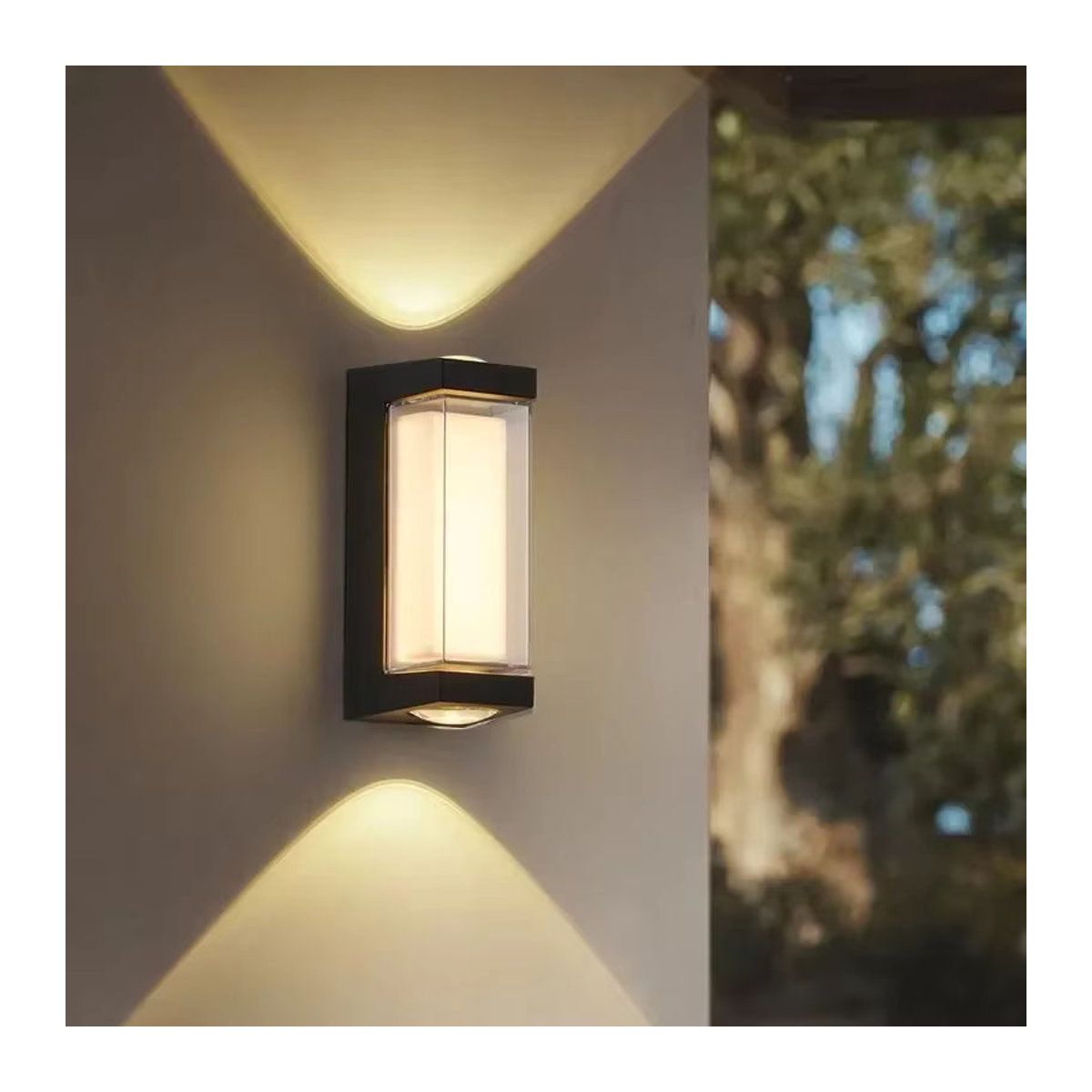 Z ZOSIMIO LIGHT LED Außenwandleuchte IP65 wasserdicht in Weiß minimalistisches Design - Bild 2