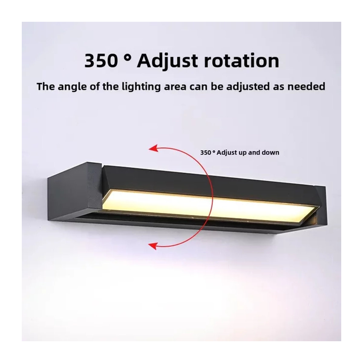 Z ZOSIMIO LIGHT LED Wandleuchte für den Außenbereich in Schwarz, minimalistisches Design, wasserdichte Außenwandlampe für Terrasse und Veranda - Bild 1