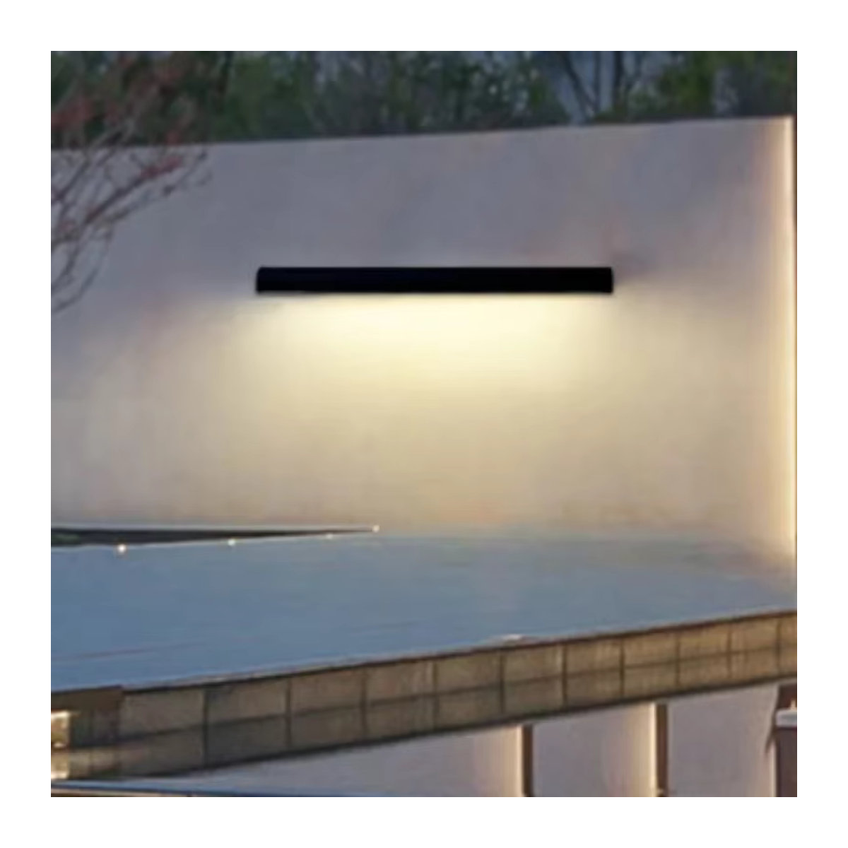 Z ZOSIMIO LIGHT LED Wandleuchte Schwarz Minimalistisch Wasserdichte Outdoor Garten Wandlampe - Bild 5