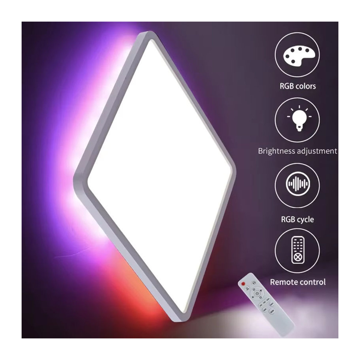 Z ZOSIMIO LIGHT Moderner LED Deckenkronleuchter mit RGB App WiFi Smart Lampe in Bunt - Bild 6