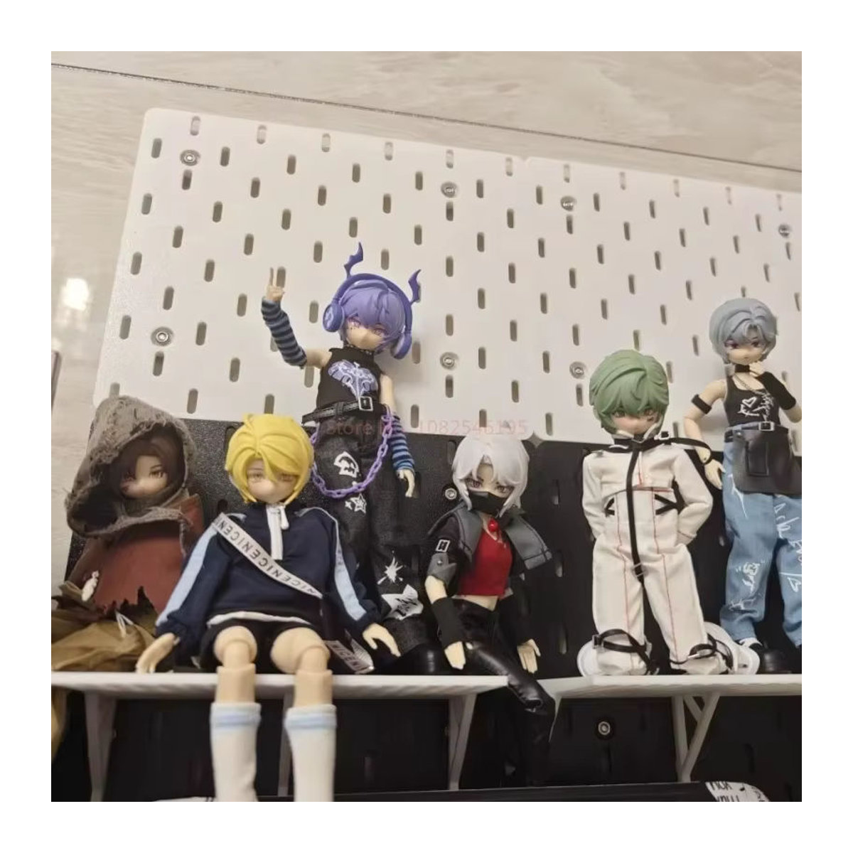 Zack Event Series Blind Box Anime-Actionfigur in Weiß mit beweglichen Gelenken aus Kunststoff und Textil für Kinder und Erwachsene - Bild 2