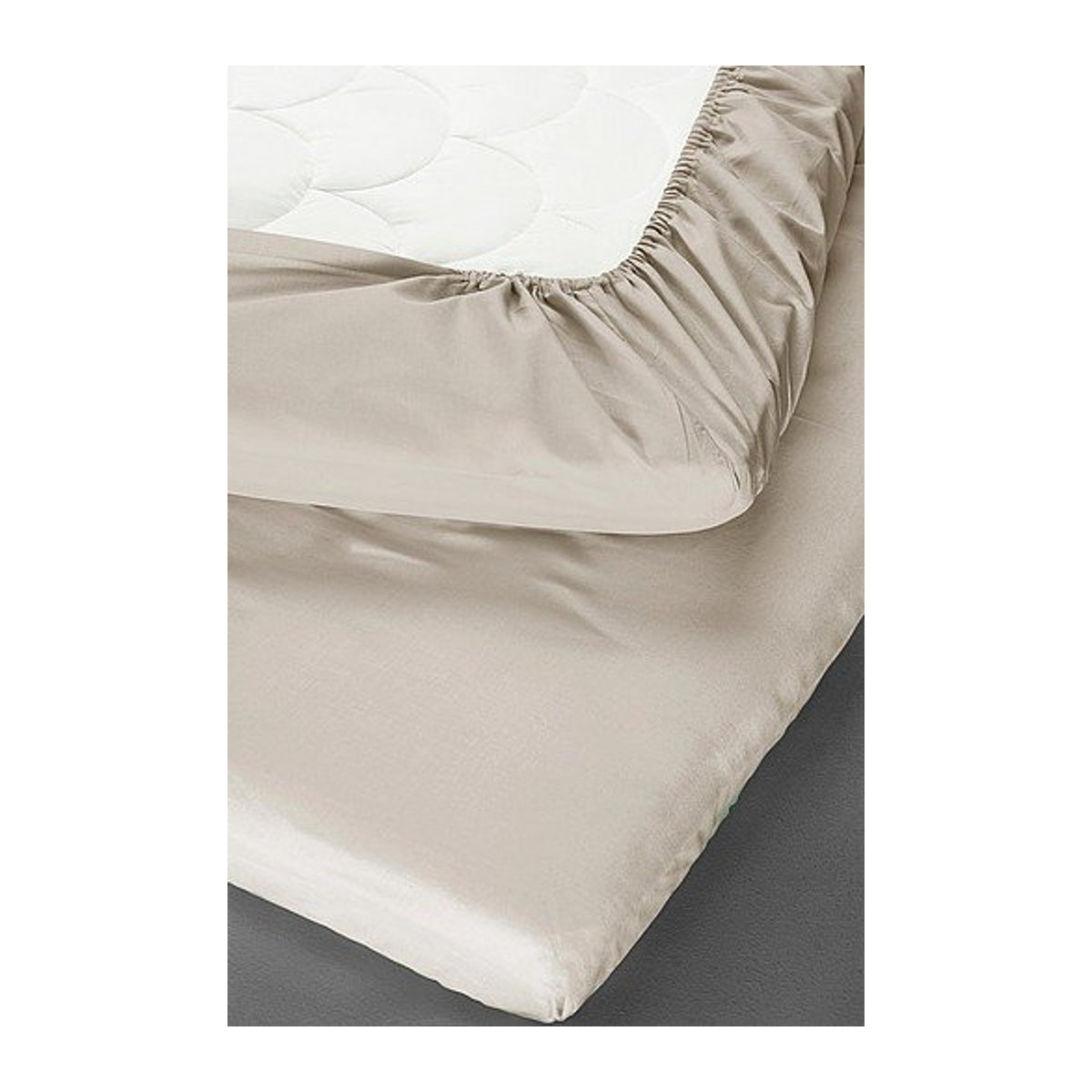 ZACK Spannbettlaken organisch in Beige - Bild 1