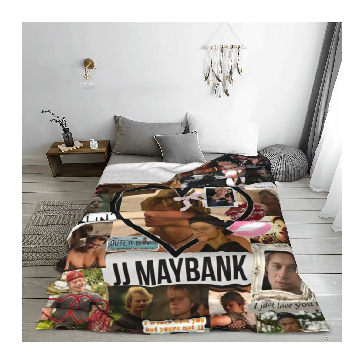 Zayne Love Deepspace Samt-Überwurfdecke aus Fleece in Mehrfarbig für Sofa und Auto - Bild 3