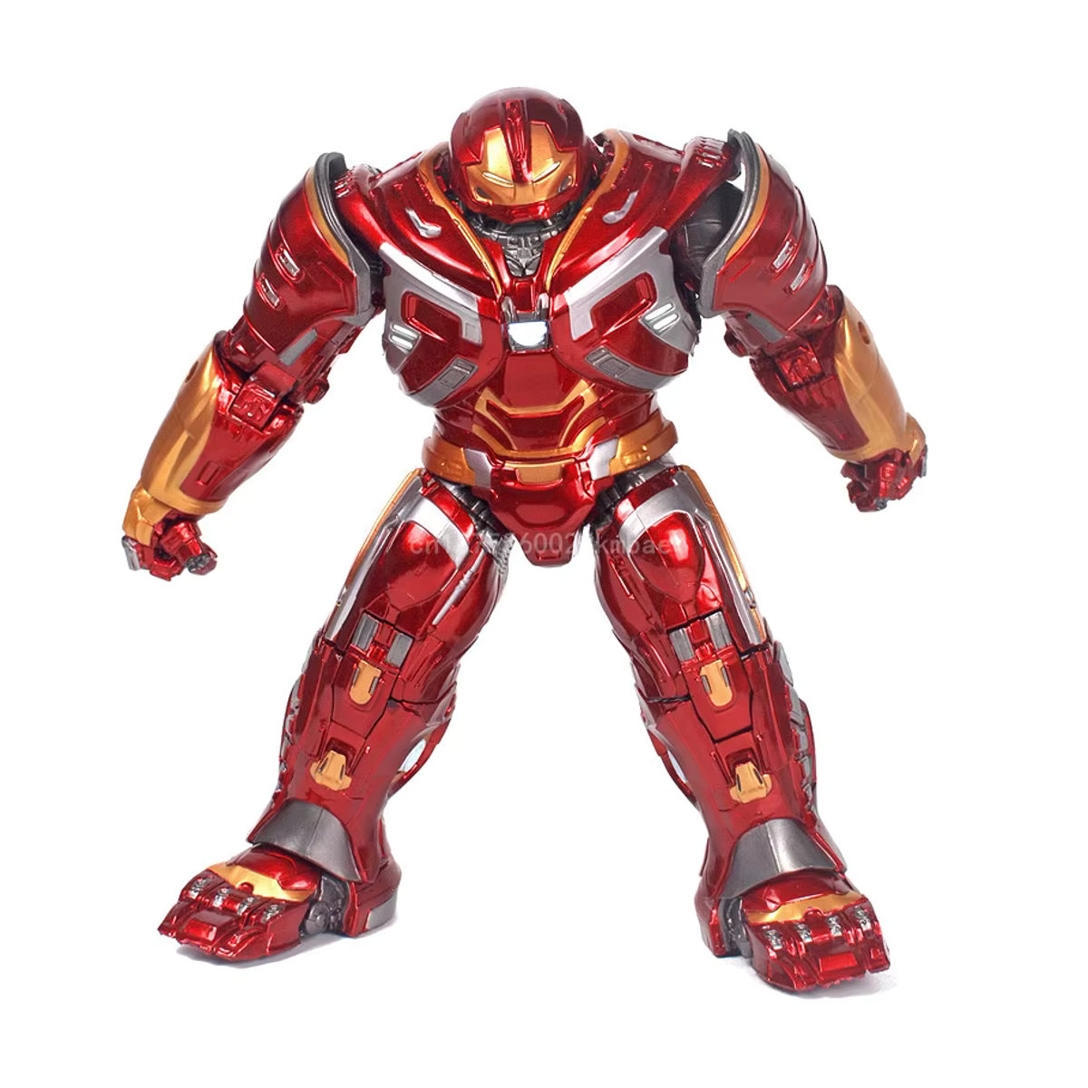 Zd Iron Man Actionfigur Hulkbuster MK50 MK85 aus PVC mit Licht, rote Dekofigur für deinen Schreibtisch, Höhe: 20 cm - Bild 2