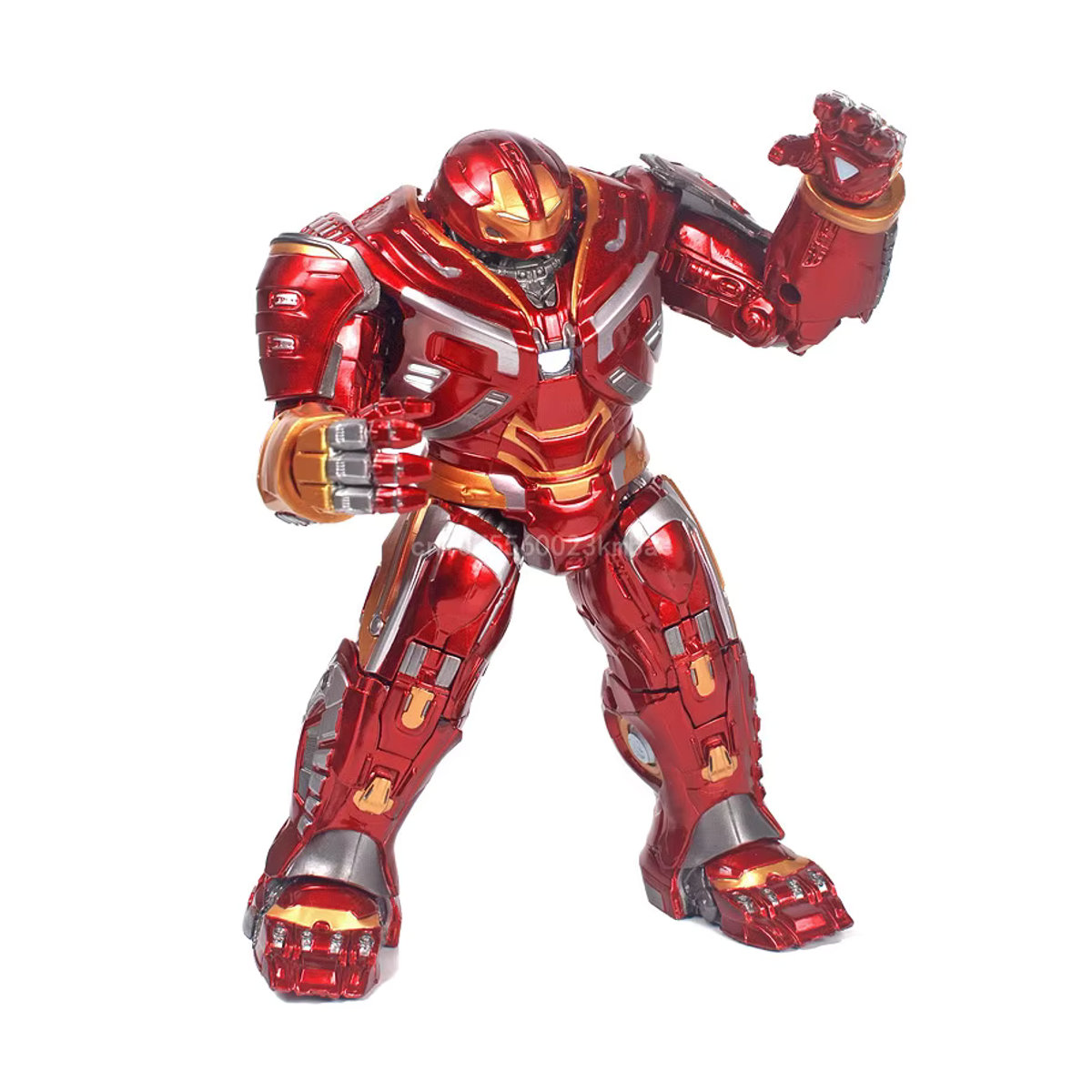 Zd Iron Man Actionfigur Hulkbuster MK50 MK85 aus PVC mit Licht, rote Dekofigur für deinen Schreibtisch, Höhe: 20 cm - Bild 4