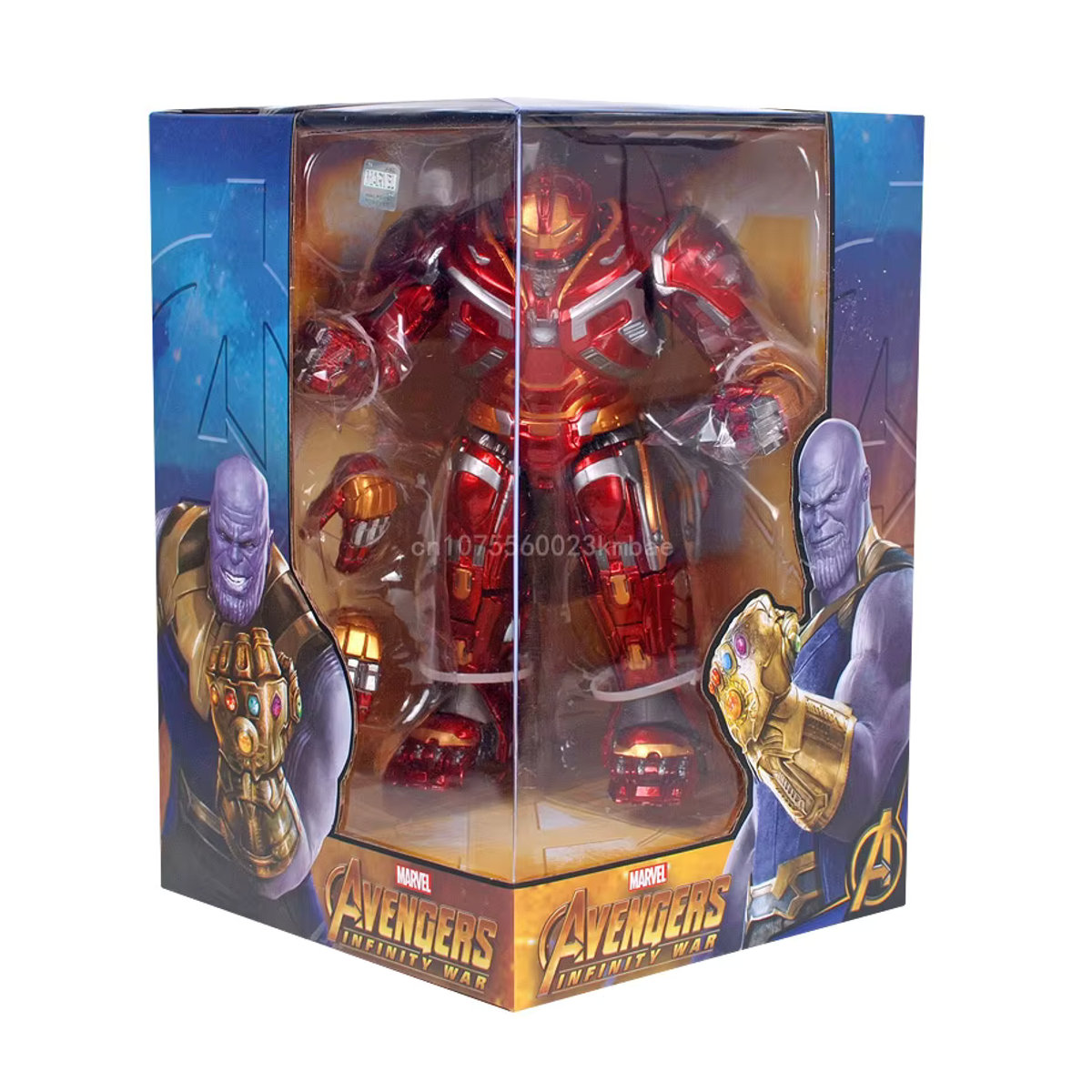 Zd Iron Man Actionfigur Hulkbuster MK50 MK85 aus PVC mit Licht, rote Dekofigur für deinen Schreibtisch, Höhe: 20 cm - Bild 6