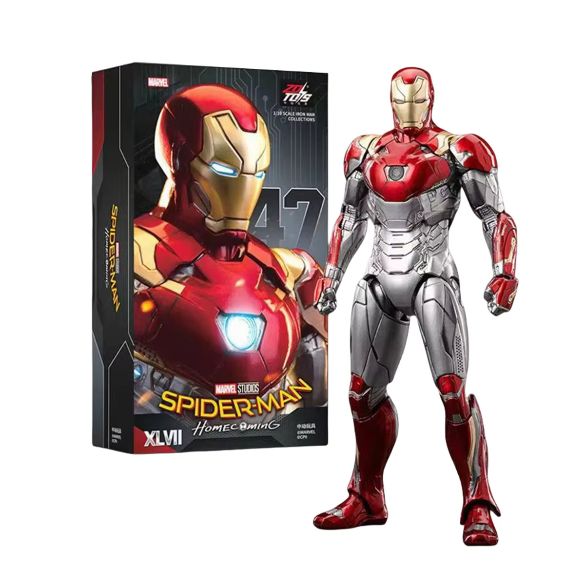 ZD Iron Man Actionfigur Marvel Legends Collection im Maßstab 1/10, mehrfarbig - Bild 2