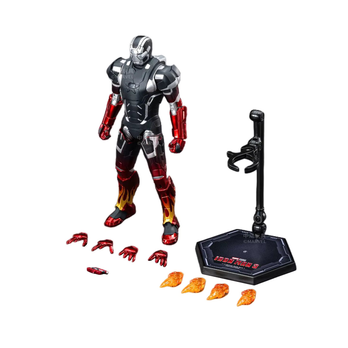 ZD Iron Man Actionfigur Marvel Legends Collection im Maßstab 1/10, mehrfarbig - Bild 5