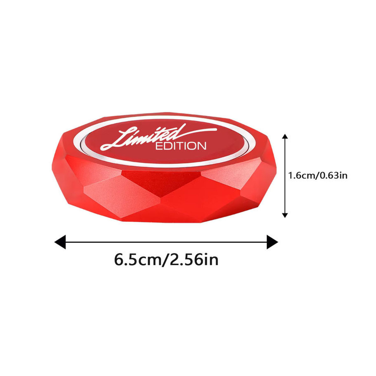 ZEMAR Auto Aroma Diffusor aus Metall in Rot für Toyota Lexus Nissan Chevrolet Hyundai Kia als Dekoration und Duftspender im Auto - Bild 1