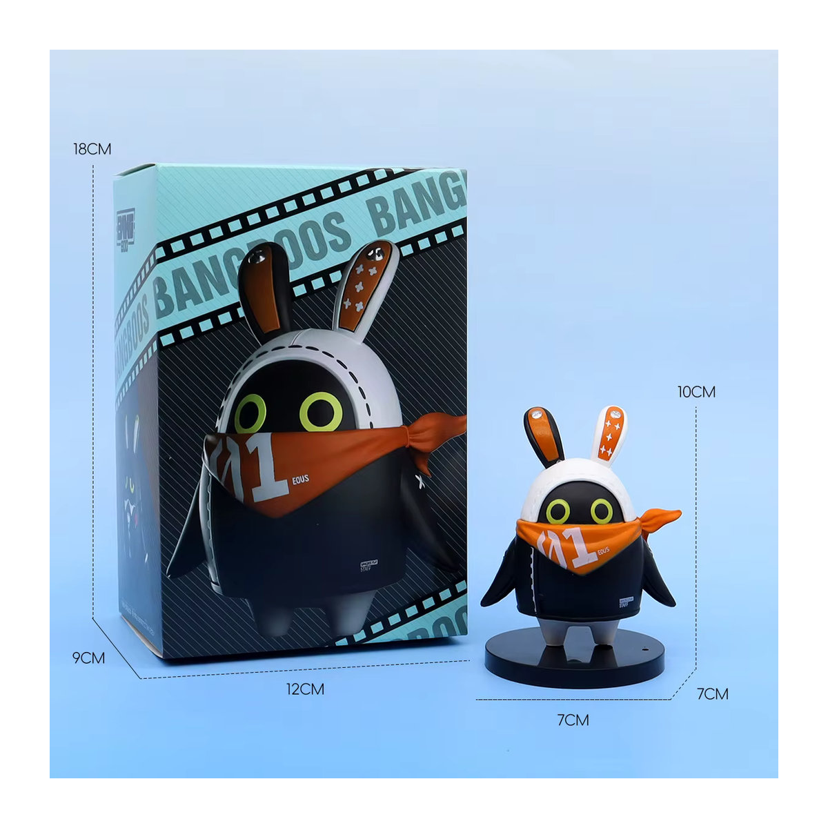 Zenless Zone Zero Bangboo EOUS Sharkboo Amillion Figur von Bandai, mehrfarbig, aus Kunststoff - Bild 3