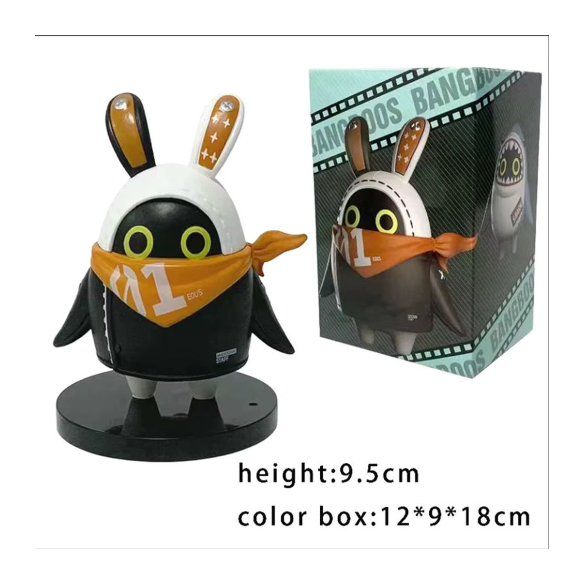 Zenless Zone Zero Bangboo Figur Sharkboo Amillion aus PVC als mehrfarbiges Cartoon-Ornament von Bandai - Bild 4