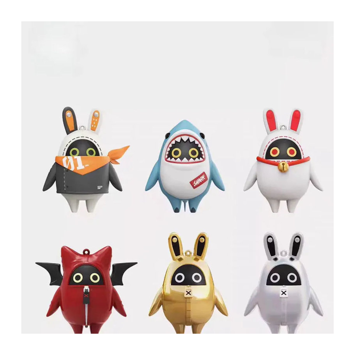 Zenless Zone Zero Bangboo Standee Serie V2 Mystery Blind Box Mini Anime Actionfiguren aus Kunststoff in Blau von Bandai - Bild 6