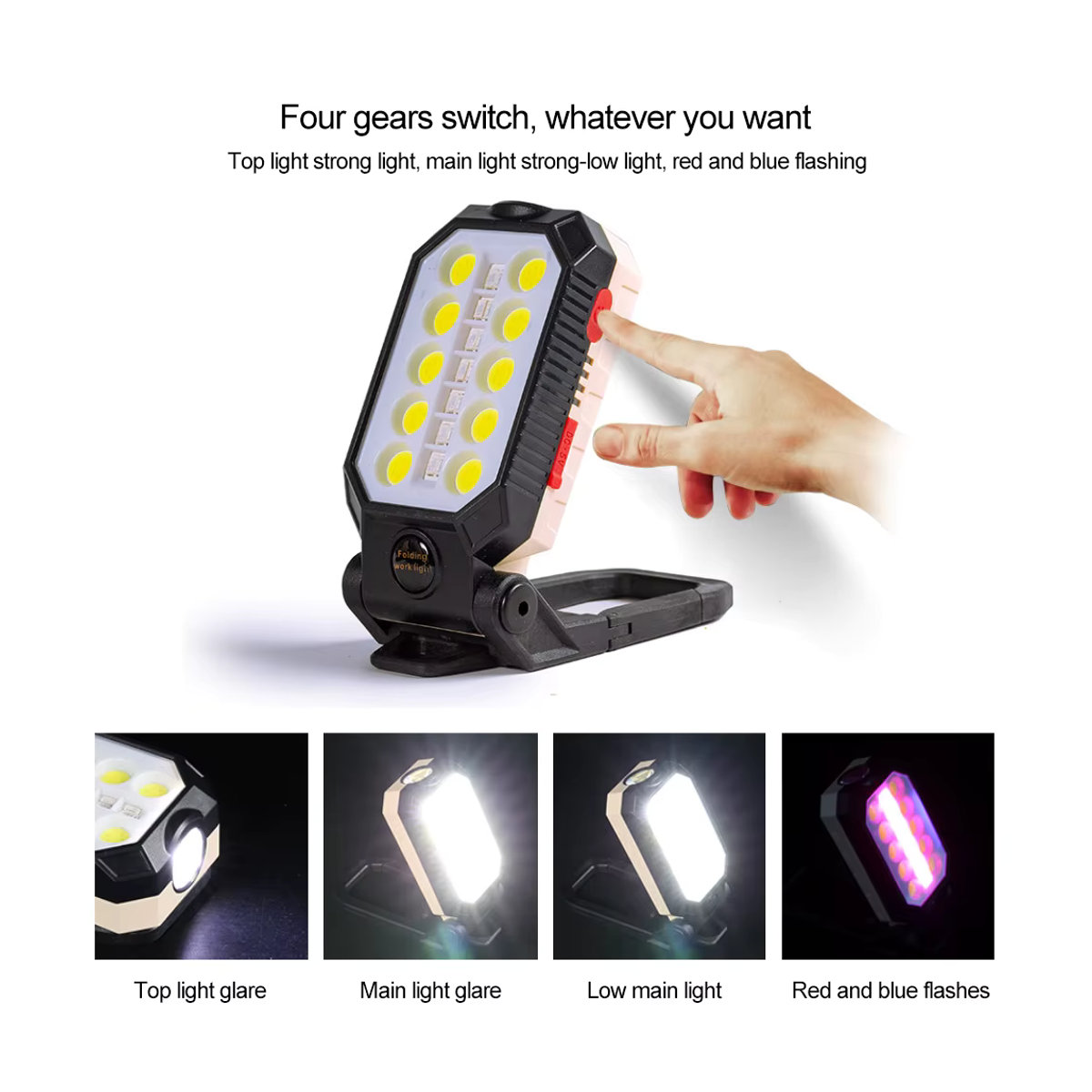 ZHIYU LED COB Arbeitsleuchte, tragbare wieder - Bild 2