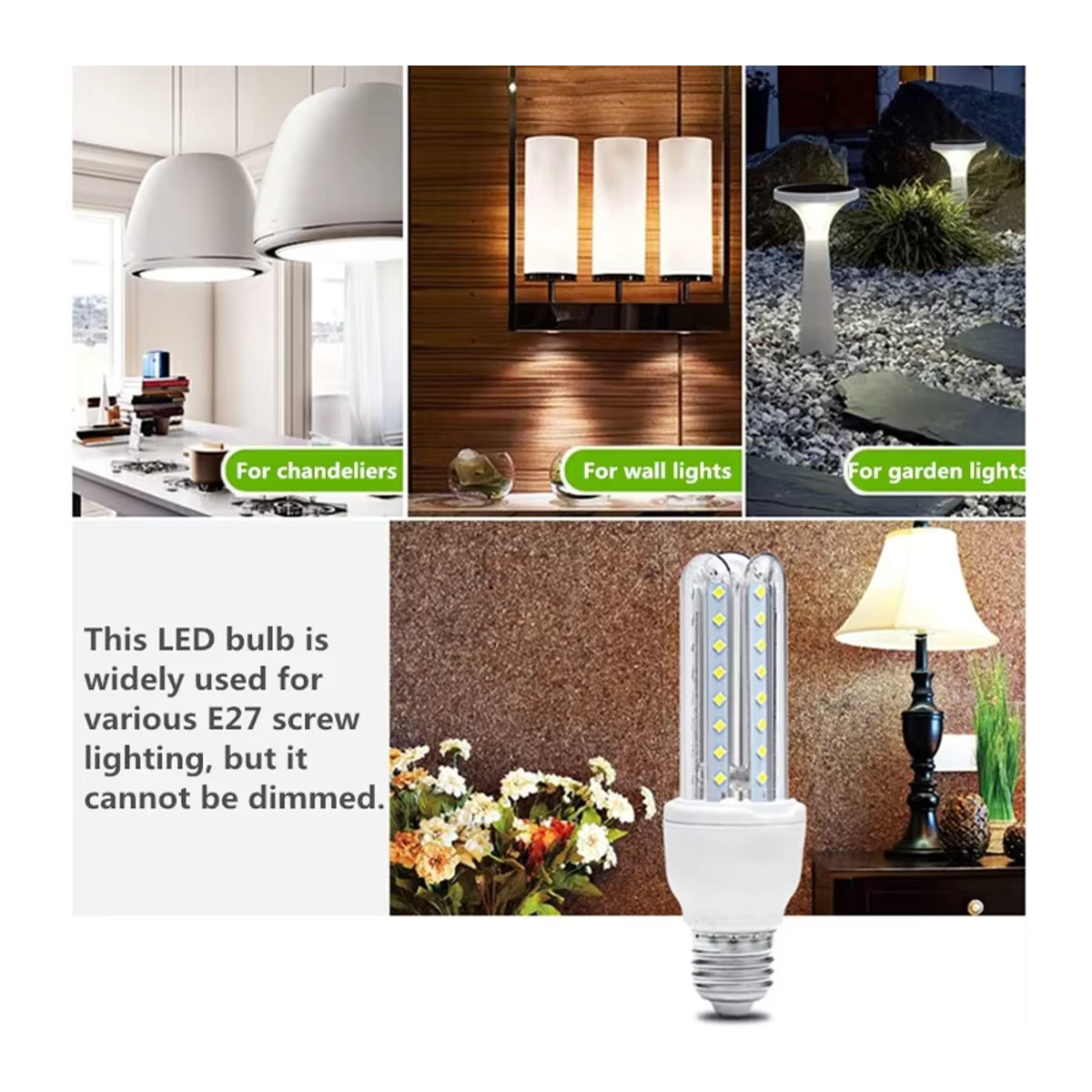ZHMZH E27 LED Maisbirne Energiesparlampe mit SMD2835 Technologie - Bild 3