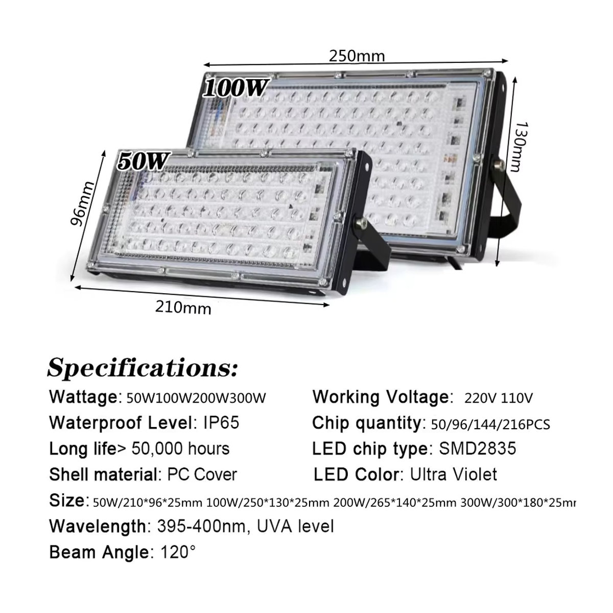 ZHMZH LED UV Gel Härtung Spotlight Schwarz 395nm mit SMD2835 Technologie - Bild 2